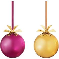 Glas - Guld Dekorationer Georg Jensen 2025 Glass Baubles 2 Pieces Christmas Tree Ornament 2pcs