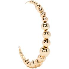 Polished Large Hoops Metal - Gold