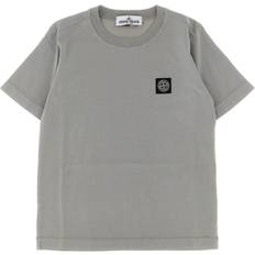 Stone Island Tops Children's Clothing Stone Island Junior Logo Patch T-Shirt - Grey