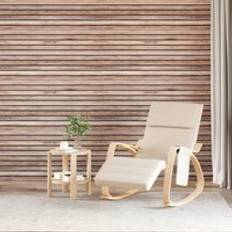 Wall Panels Berkfield Home 3D Wall Panels 5 pcs Light Brown 100x50 cm EPS