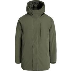 Dunfrakker & Vatterende frakker - Lilla Jack & Jones Jjekeen Parka Aw25 SN Mand Grape Leaf Overgangsjakker Grøn