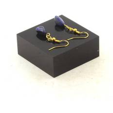 Lapis Earrings A Bijoux Earrings 1 Pearl Lapis Lazuli From Pakistan Steel Gold Stainless Steel