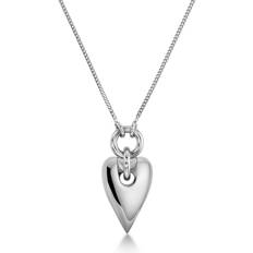 Gråa Smycken Edblad Amore Necklace L Steel Halsband - Grå