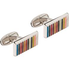 Sølv Manchetknapper Paul Smith Signature Cufflink Silver