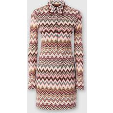 Cotton Blend Minidress - Multicoloured