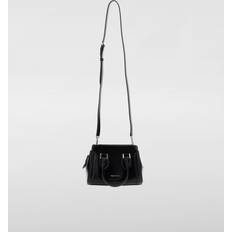 Alexander McQueen Læder Mini Pung Birdee Taske - Sort