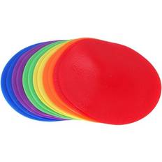 Sodial 12pcs Colored Spot Marker Flat Cones Dots