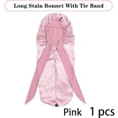Soft Silky Long Satin Bonnet Hair Cap