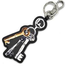 Fendi Nyckelringar Fendi Vintage Läder Förägda Nycklar Väska Charm Metall - One Size