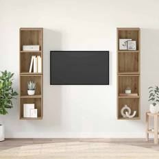 Ek Väggskåp vidaXL Vägg TV Skåp 4 Pcs Hantverks-EK 37 x 37 x 72 cm Väggskåp 4st