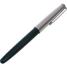 616 Fountain Pen Hooded Silver Nib Green Small