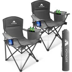 Folding Camping Chairs 2 Pack