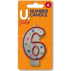 Birthday Cake Number Candles 0-9 All Ages