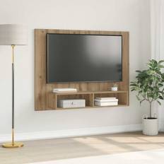 vidaXL Væg TV Skab Artisan Egetræ 120 x 23.5 x 90 cm Vægskab
