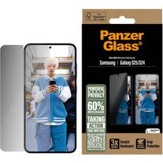 PanzerGlass Ultra-Wide Fit Privacy EasyAligner Screen Protector for Galaxy S25/S24 Transparent