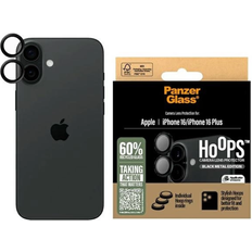 PanzerGlass Apple iPhone 16 Skærmbeskyttelse & Skærmfiltre PanzerGlass Hoops Sort Kameralinsebeskytter iPhone ''24 6.1 6.7