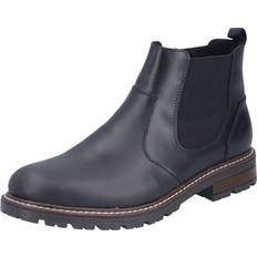 Rieker Herr Chelsea boots Rieker Chelsea Boots Glattleder Elastischer Einsatz - Schwarz