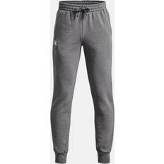 Sweatshirt pants Trousers Under Armour Boy's Rival Fleece Joggers - Light Heather/White