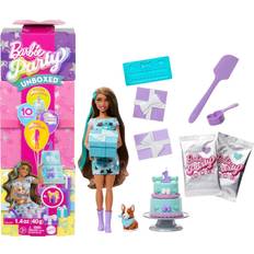 Barbie Overraskelseslegetøj Dukker & Dukkehus Barbie Party Unboxed Brunette Dukke