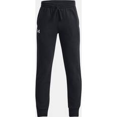 Under Armour Boy's Rival Fleece Joggers - Black/White (1379787)