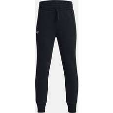 Under Armour Girl's Rival Fleece Joggers - Black/White (1379525)