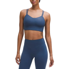 Lululemon Like a Cloud Longline Bra Light Support - Blue Twill