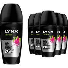 Lynx Roll-Ons Deodorants Lynx Epic Fresh Grapefruit Tropical Pineapple 50ml 6 Pack