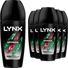 Lynx Roll-Ons Deodorants Lynx Africa Anti Sweat Protection 50ml 6 Pack