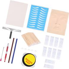 Microblading Kit Tattoo Pen Eyebrow Lip Needles Pigment - Multicolor