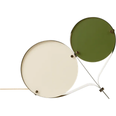 A - Akryl Belysning GUBI Coppia Ivory Olive 42 cm Bordslampa