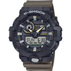 Casio G-Shock GA-710TU-1A3ER Herre 53 mm Analog Kvarts Mineralglas Black 30 mm