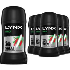 Lynx Roll-Ons Deodorants Lynx Africa Anti Sweat Anti Perspirant Roll On 50ml 6 Pack