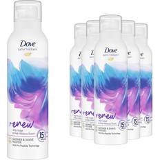 Dove Therapy Renew Violet Hibiscus Shower and Shave Mousse 200ml 6 Pack