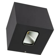 Hide-a-lite Cube I Anthracite Wall light