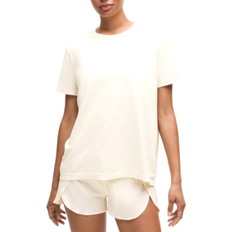 Lululemon Swiftly Relaxed Kurzarmshirt Passform Frauen - Light Ivory