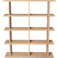 Boghylder på tilbud ferm LIVING Kona Bookcase 2 x 4 Natural Bogreol