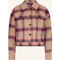 Tommy Hilfiger Pink Outerwear Tommy Hilfiger Regular Fit Wolljacke Woll-Mix - Hellbraun