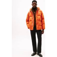 Tommy Hilfiger Frakker Tommy Hilfiger Square Baffled Down Parka Vinterjakker - Orange/Rød/Sort/Hvid