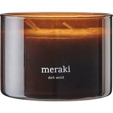 Meraki Scented Candles Meraki 398040 Dark Wood Scented Candle