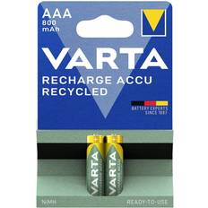 Varta Recharge Accu Recycled AAA 800maAh 2-pack Green