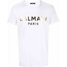 Paris Gold Brand Logo White T-Shirt