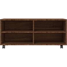 vidaXL 815260 Brown Oak TV Bench 90x35cm