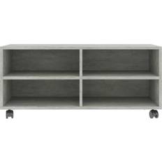 vidaXL 800184 Concrete Gray TV Bench 90x35cm