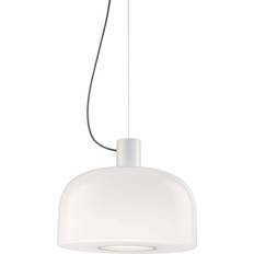 Flos Glas Pendellampor Flos Bellhop Glass S2 Pendel White Ø 45 cm Pendellampa