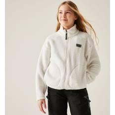 Beige Fleece Jackets Children's Clothing Dare 2b Zesty II Kids Active Fleece - White