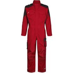 Herre Kedeldragter Engel 4810-254 Galaxy Boiler Suit - Tomato Red/Anthracite Grey