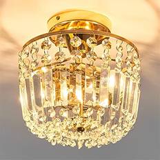 Kristallkrona modern AKNGFO Infälld Taklampa Antik Modern Kristallkrona Takplafond