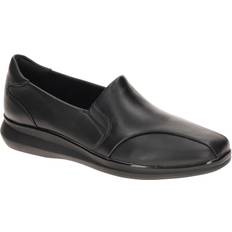 Clarks Dame Derby Clarks Lynell Edge Damenschuhe Bequeme Slipper - Schwarz