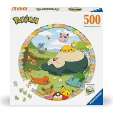 Ravensburger Pokémon 500P Round Jigsaw Puzzle