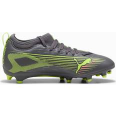 35 Fotbollsskor Puma Ultra 5 Match Fg/Ag Football Boots - Matte Aged Silver/Gul